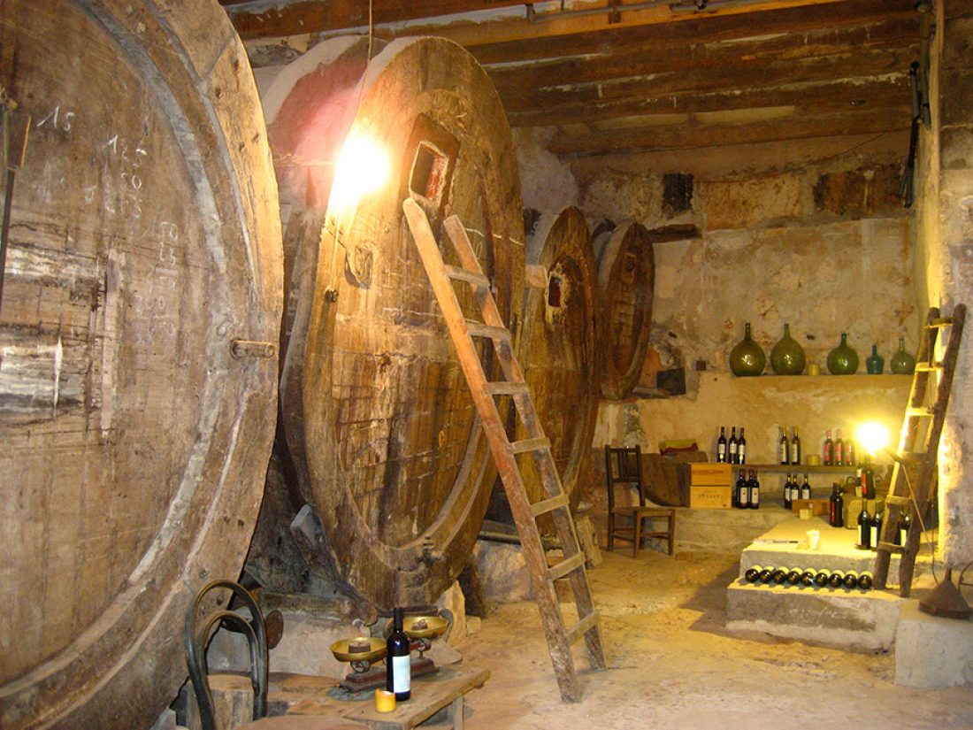 Finca Raims - the wine cellar