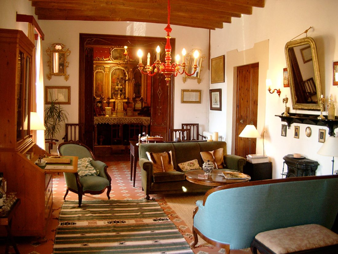 El salon de la casa señorial